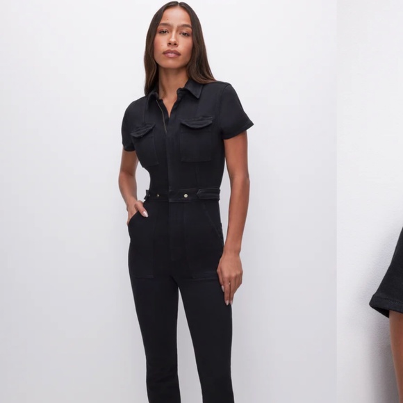 Good American Fit For Success Jumpsuit - Black - XL - Women's - Picture 2 of 7